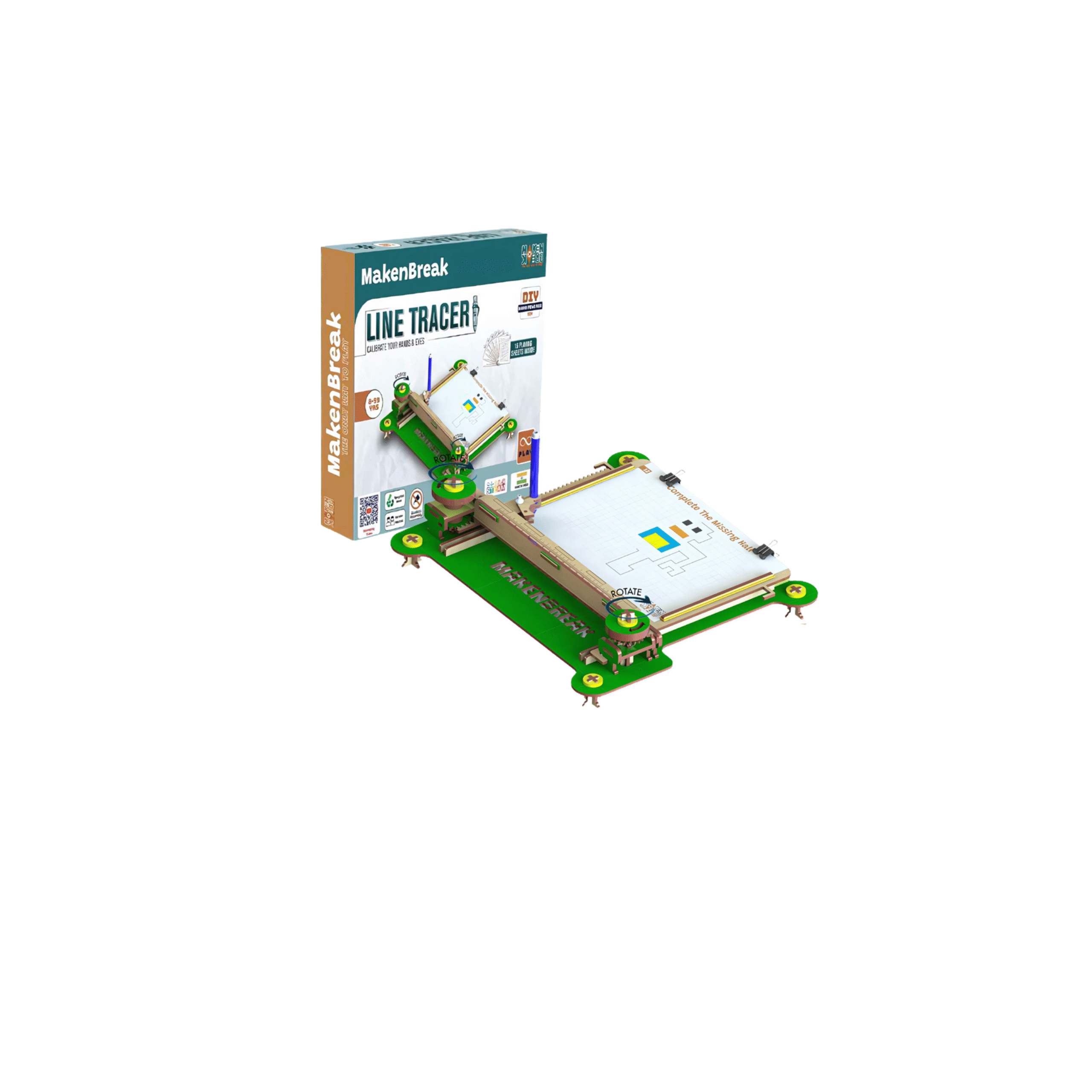 LINE TRACER DIY (HANDPOWERED)
