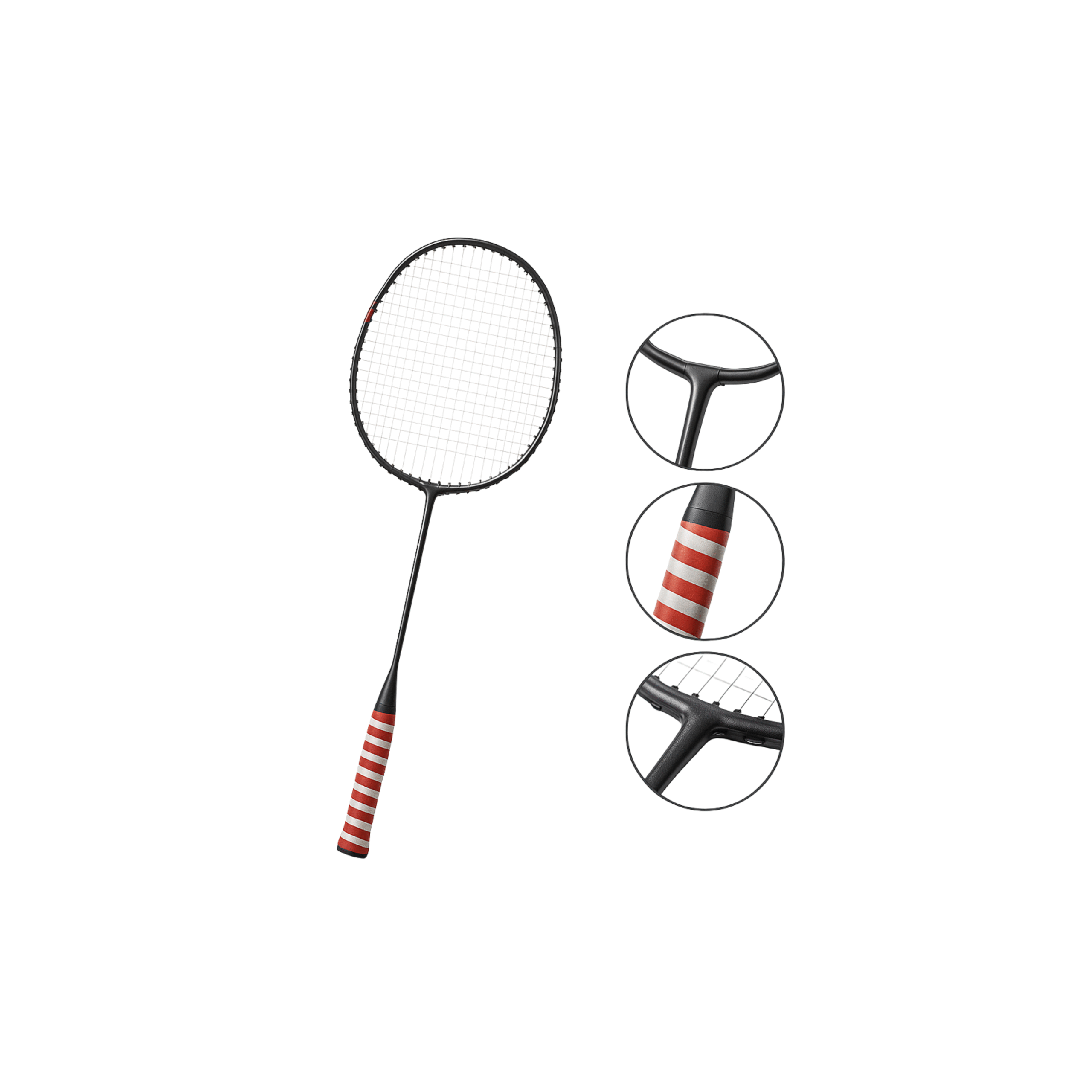 NIDEX  ELEGANT BADMINTON RACQUET 