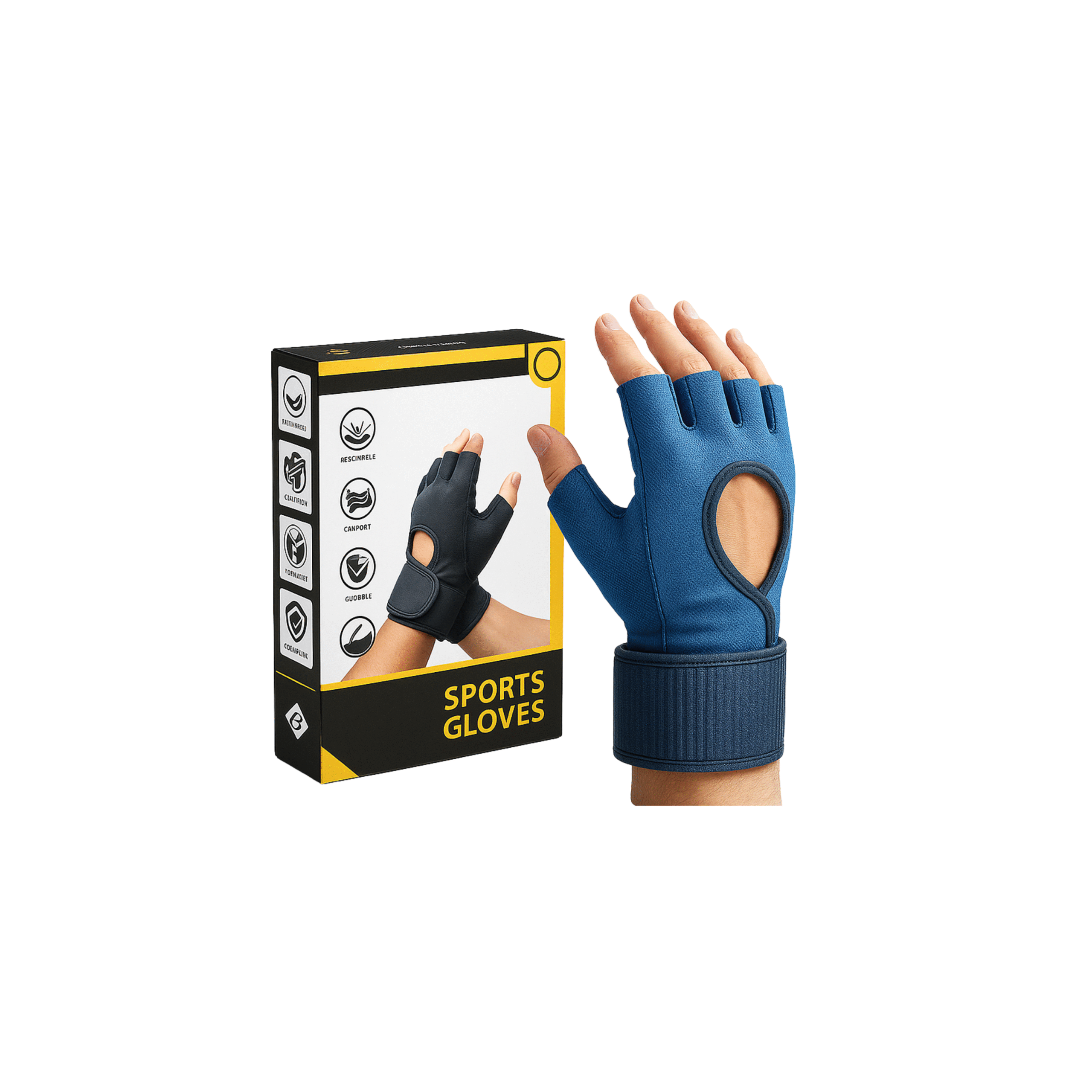 NIDEX WRIST GLOVES BLUE